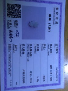 請鑒定一下真假,商場原3125的標(biāo)價(jià),翡翠a貨,由于購物抽中一等獎此商品只需500就可帶走,當(dāng)時沒
